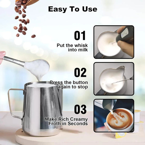 QuickFoam USB Milk Frother Pro